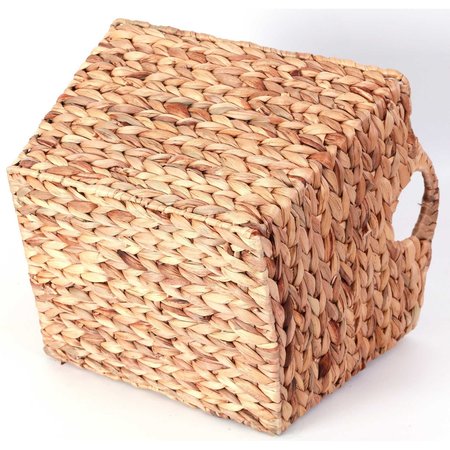 Vintiquewise Storage Basket, Brown, Wicker QI003362.L